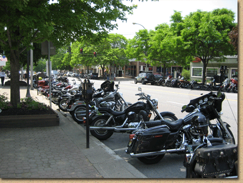 Afternoon on Canada Street in Lake George during Americade