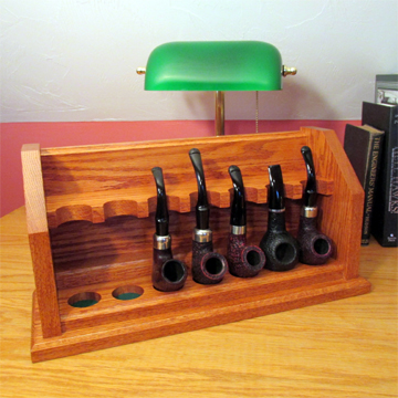 Craftsman Bungalow handcrafted pipe rack