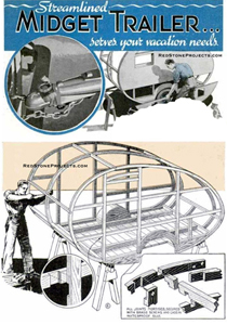 Midget teardrop trailer plans