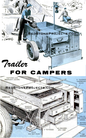 Car camping trailer plans cover