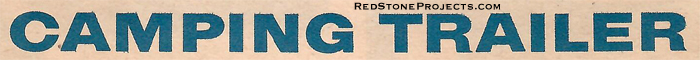 Camping Trailer plans banner