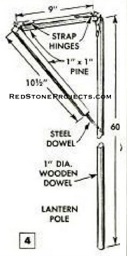 Figure 4. Hinged Lantern Pole
