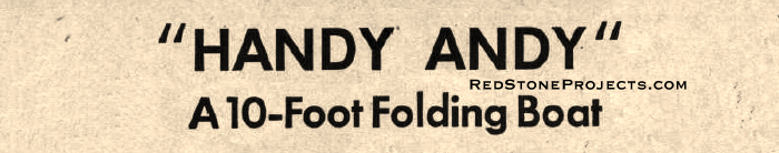Handy Andy A 10-Foot Folding Boat