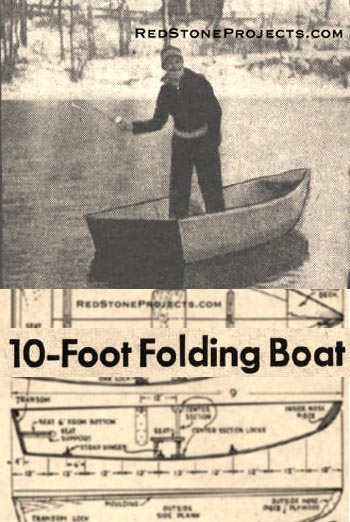 Restored 10 foot folding boat plans.