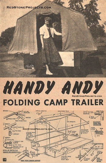 Handy Andy Folding Camper plans cover