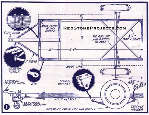 Figure 1. Honeymoon House Trailer Chassis