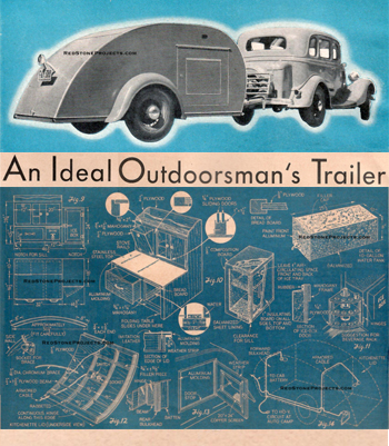 Ideal Sportsman's Trailer Plans Cover