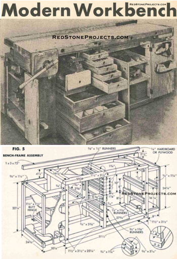 Build a Modern Workbench Plans Cover