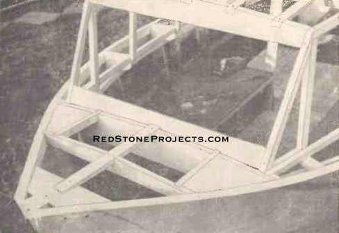 Figure 23. The fore deck framing.