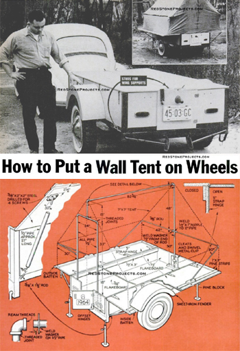 How To Put a Wall Tent On Wheels Plans